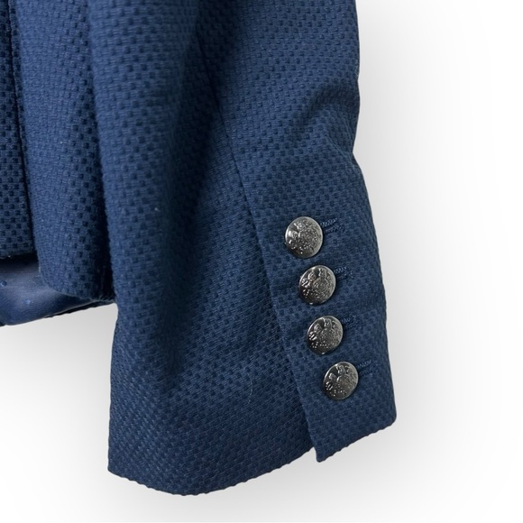 Banana Republic Navy Blue Double Button Blazer 6P - Picture 4 of 6